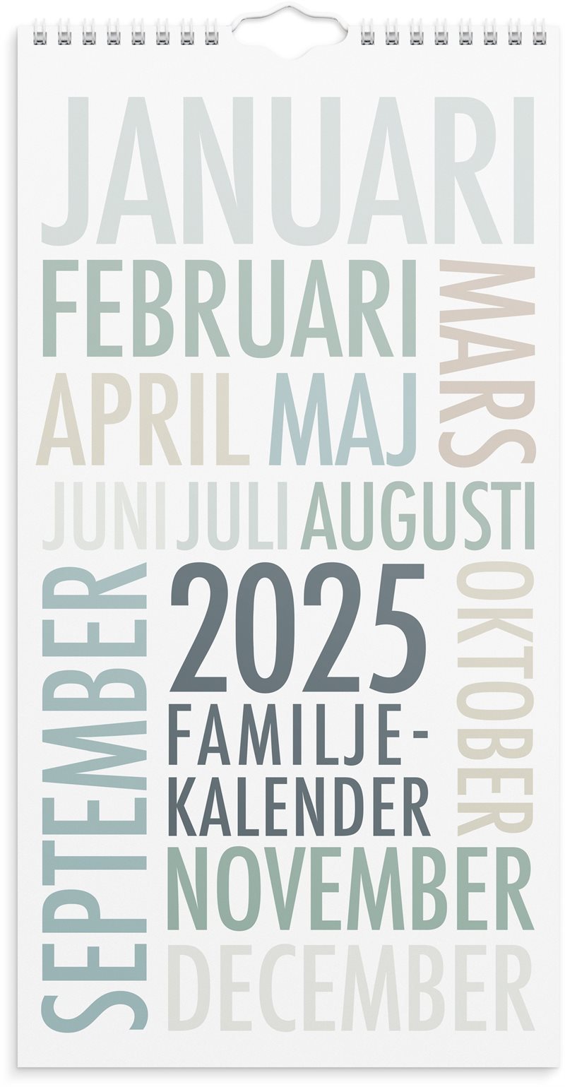 Familjekalender 2025 TrendArt