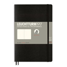 Anteckningsbok Leuchtturm1917 B6 Soft Olinjerad Black