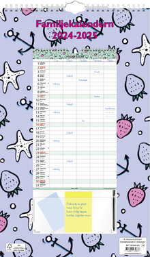 Familjeväggkalender 5 kolumner Almanacksförlaget